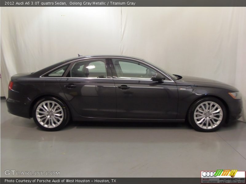 Oolong Gray Metallic / Titanium Gray 2012 Audi A6 3.0T quattro Sedan