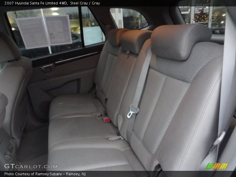 Steel Gray / Gray 2007 Hyundai Santa Fe Limited 4WD