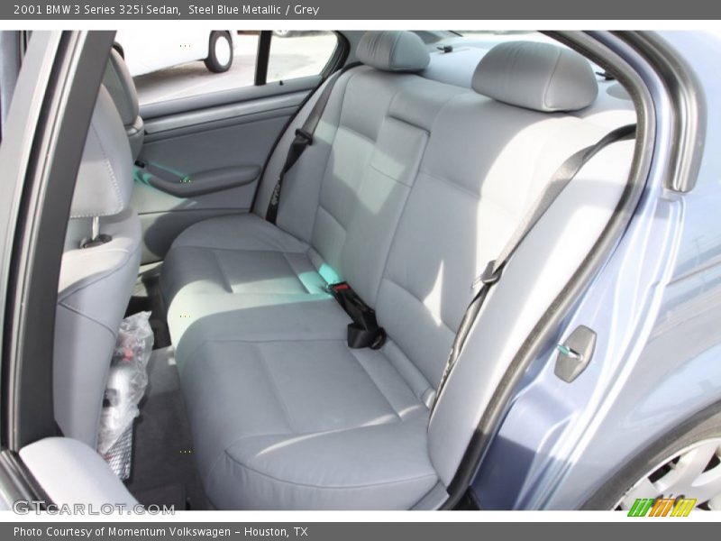 Steel Blue Metallic / Grey 2001 BMW 3 Series 325i Sedan