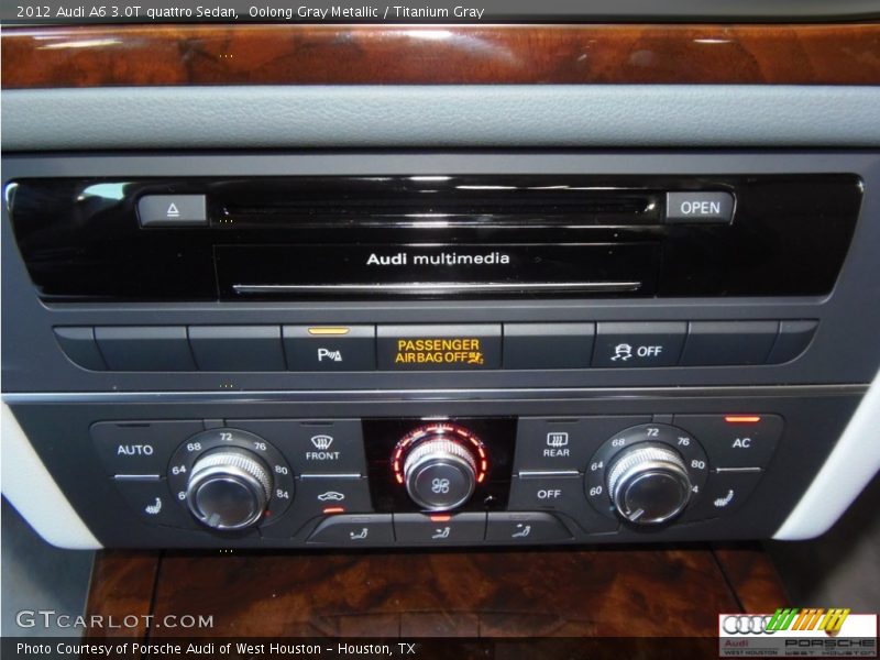 Oolong Gray Metallic / Titanium Gray 2012 Audi A6 3.0T quattro Sedan