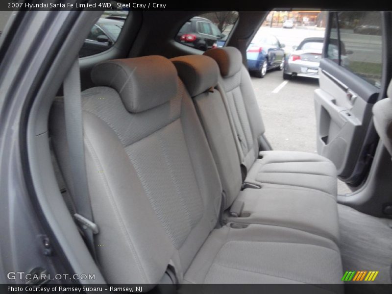 Steel Gray / Gray 2007 Hyundai Santa Fe Limited 4WD