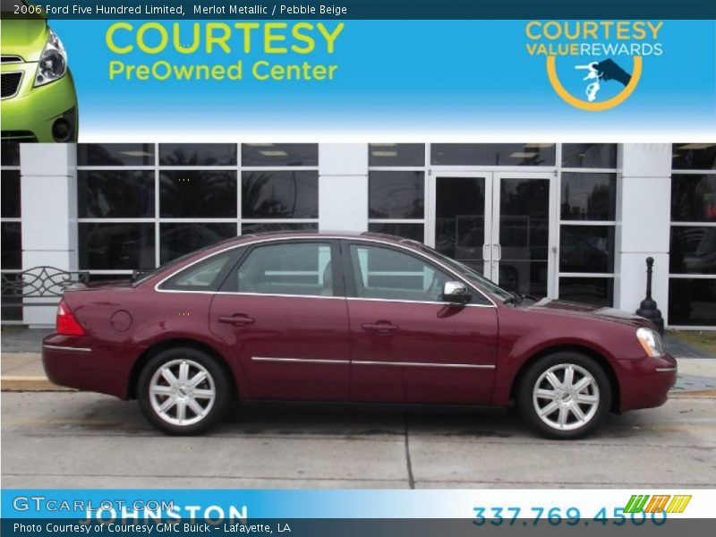 Merlot Metallic / Pebble Beige 2006 Ford Five Hundred Limited