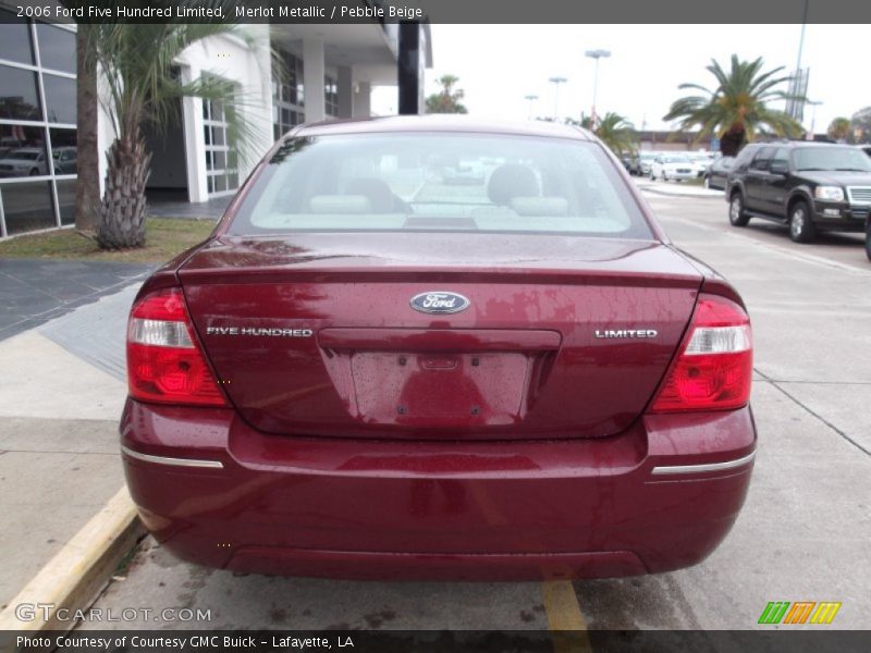 Merlot Metallic / Pebble Beige 2006 Ford Five Hundred Limited