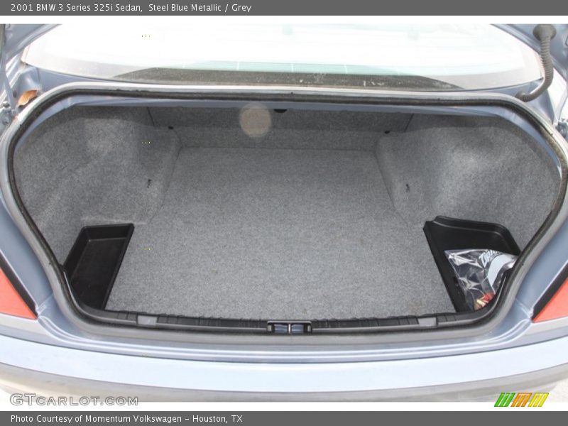 Steel Blue Metallic / Grey 2001 BMW 3 Series 325i Sedan