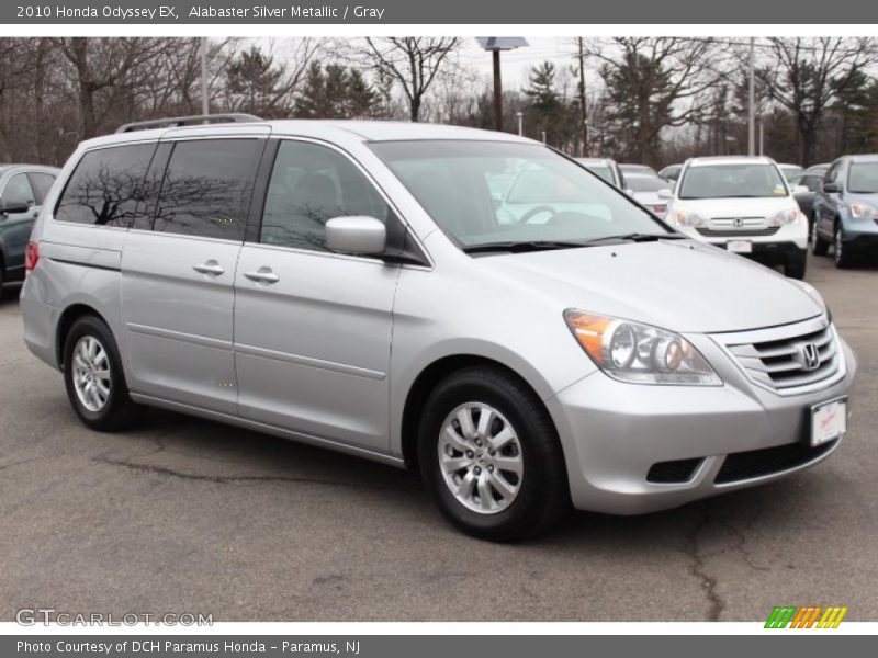 Alabaster Silver Metallic / Gray 2010 Honda Odyssey EX