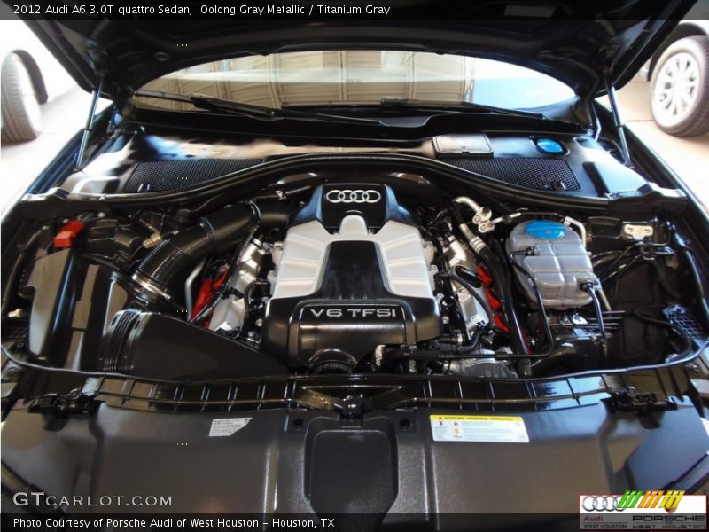 Oolong Gray Metallic / Titanium Gray 2012 Audi A6 3.0T quattro Sedan
