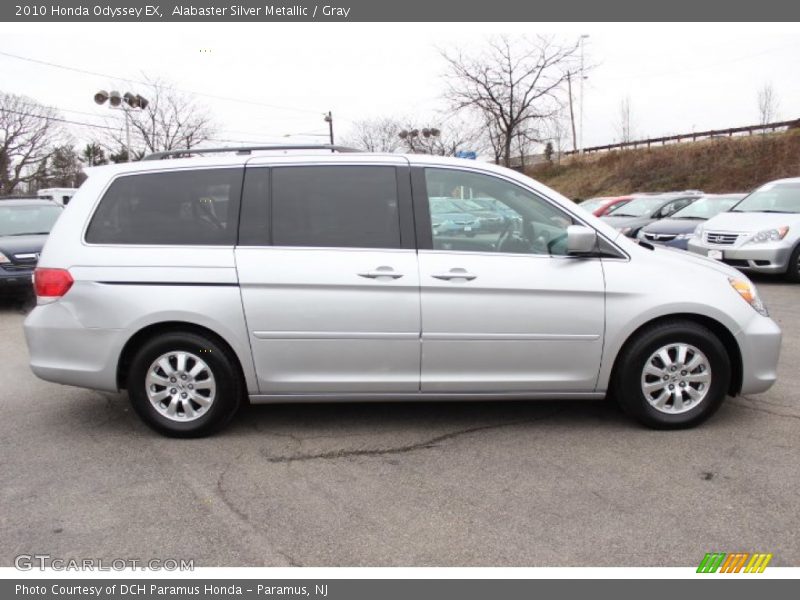 Alabaster Silver Metallic / Gray 2010 Honda Odyssey EX