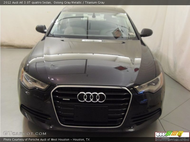 Oolong Gray Metallic / Titanium Gray 2012 Audi A6 3.0T quattro Sedan