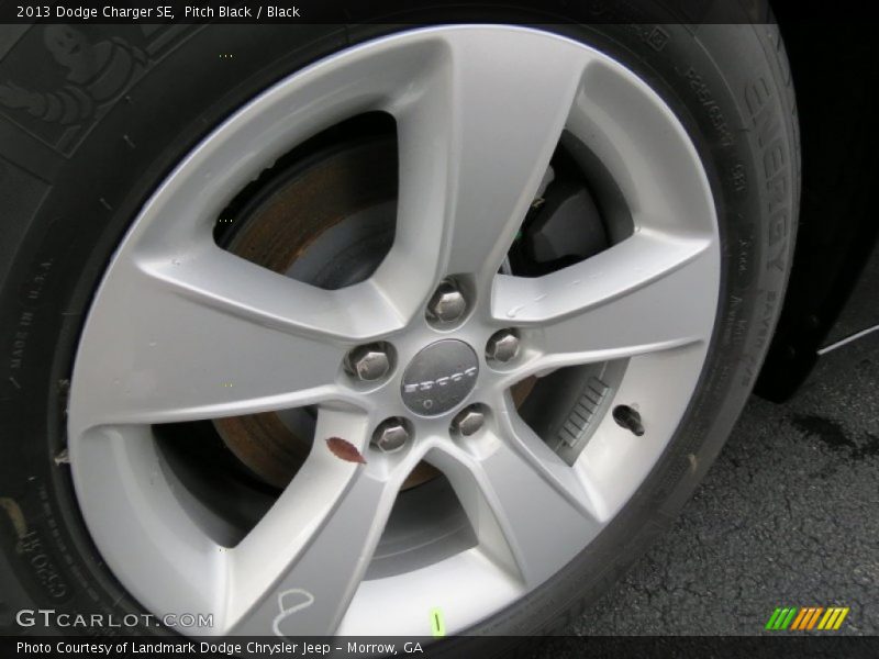 Pitch Black / Black 2013 Dodge Charger SE