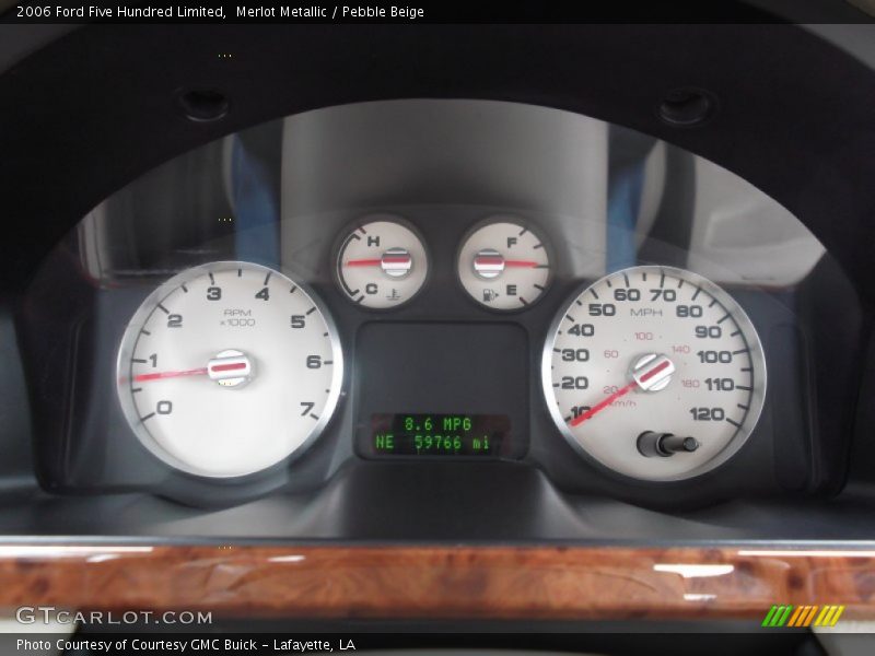 Merlot Metallic / Pebble Beige 2006 Ford Five Hundred Limited