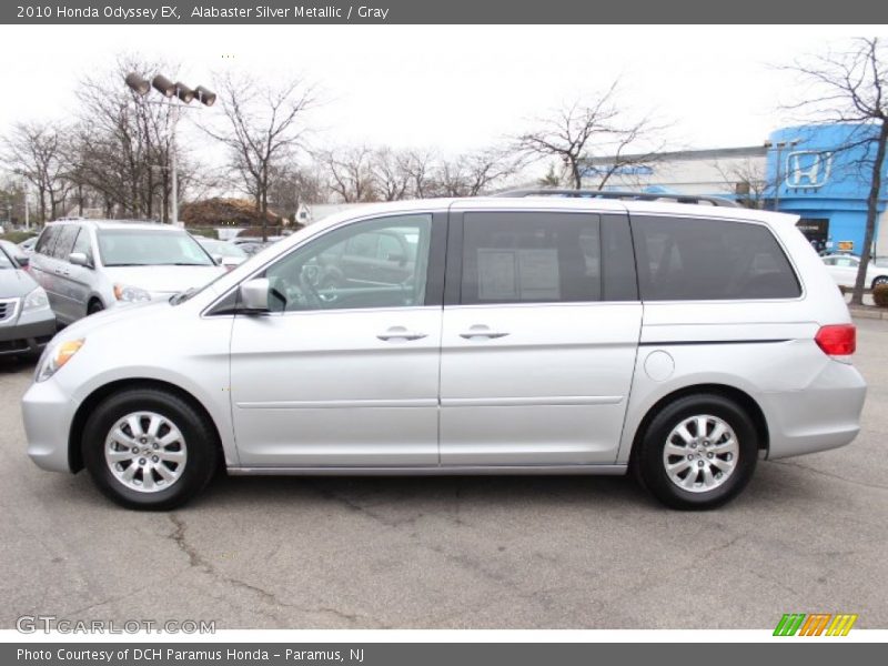 Alabaster Silver Metallic / Gray 2010 Honda Odyssey EX