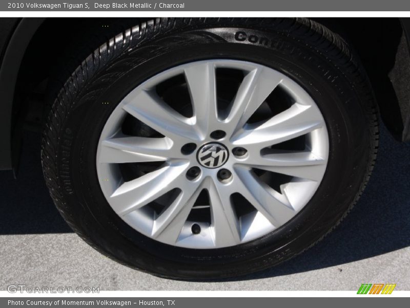 Deep Black Metallic / Charcoal 2010 Volkswagen Tiguan S