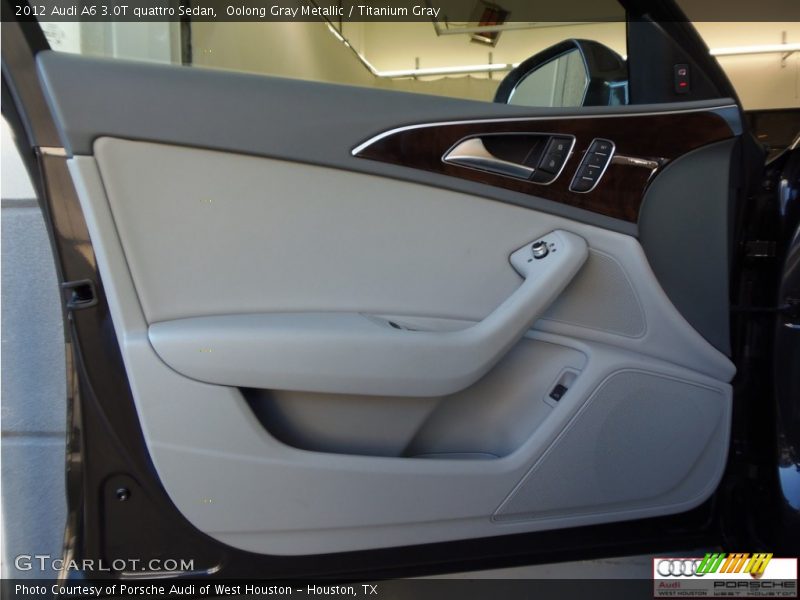 Oolong Gray Metallic / Titanium Gray 2012 Audi A6 3.0T quattro Sedan