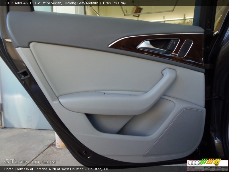 Oolong Gray Metallic / Titanium Gray 2012 Audi A6 3.0T quattro Sedan