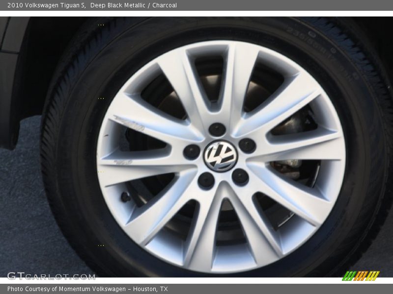 Deep Black Metallic / Charcoal 2010 Volkswagen Tiguan S