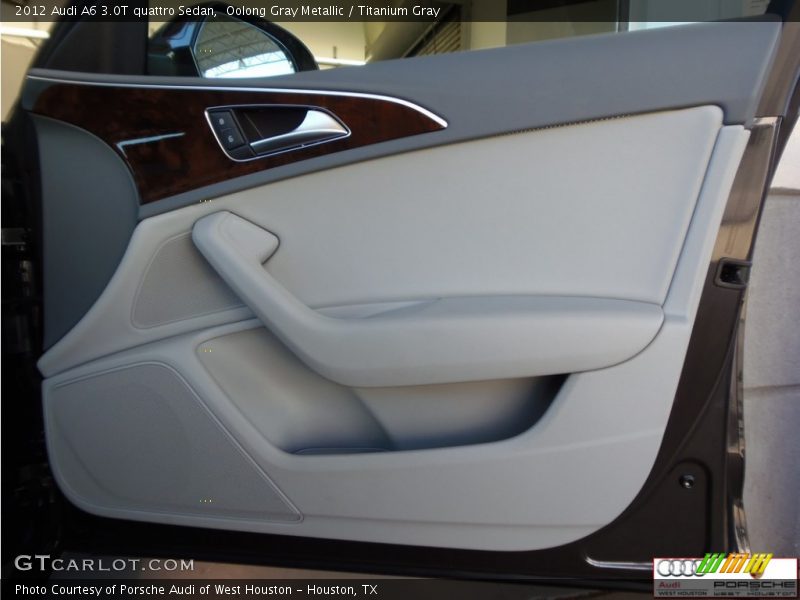 Oolong Gray Metallic / Titanium Gray 2012 Audi A6 3.0T quattro Sedan