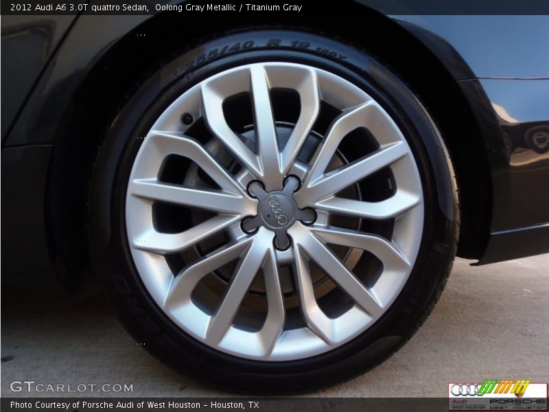 Oolong Gray Metallic / Titanium Gray 2012 Audi A6 3.0T quattro Sedan
