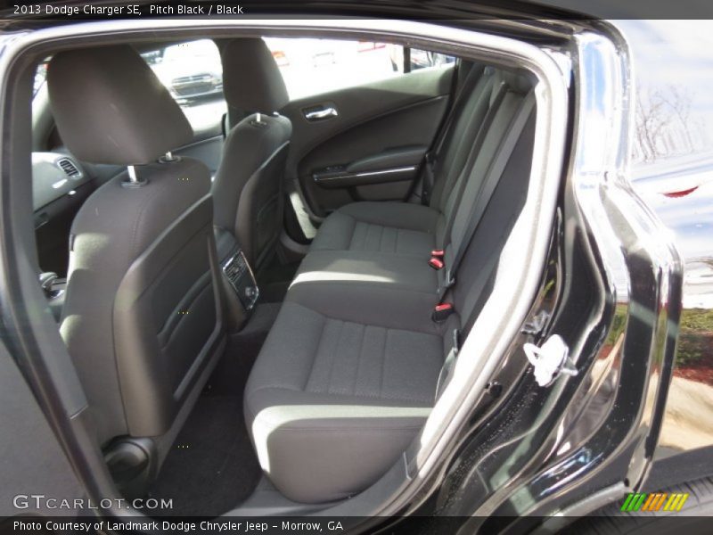 Pitch Black / Black 2013 Dodge Charger SE