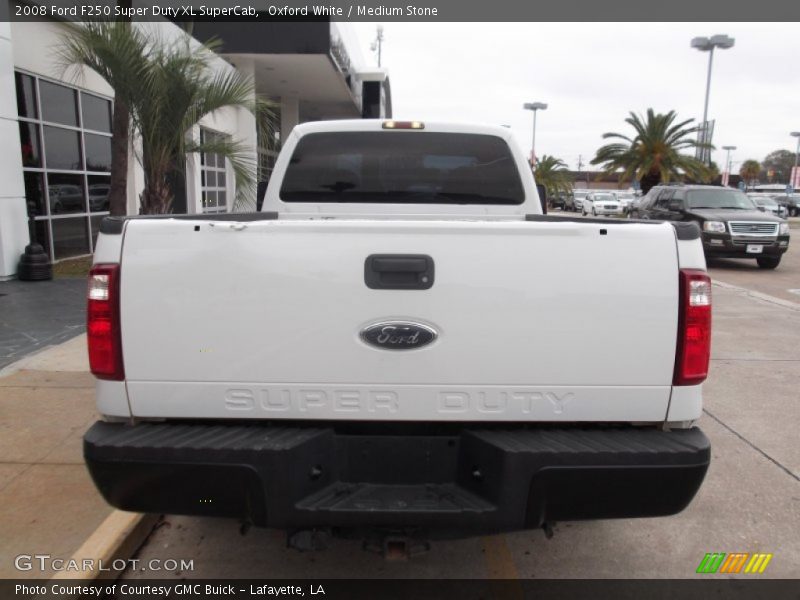 Oxford White / Medium Stone 2008 Ford F250 Super Duty XL SuperCab