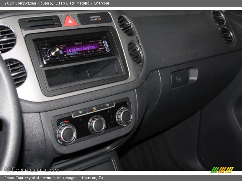Deep Black Metallic / Charcoal 2010 Volkswagen Tiguan S