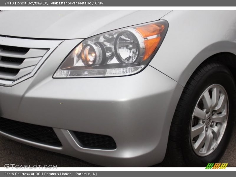 Alabaster Silver Metallic / Gray 2010 Honda Odyssey EX