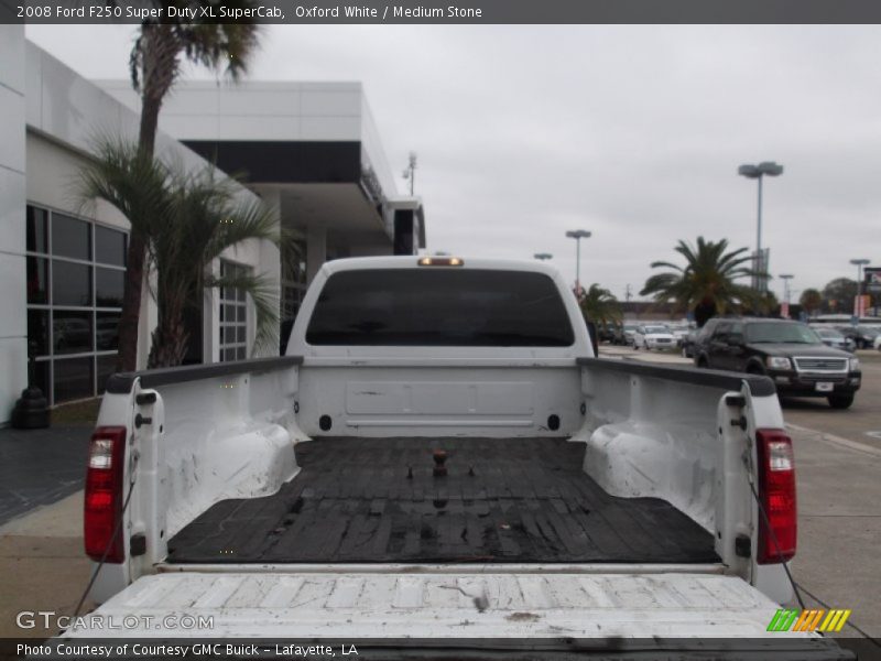 Oxford White / Medium Stone 2008 Ford F250 Super Duty XL SuperCab