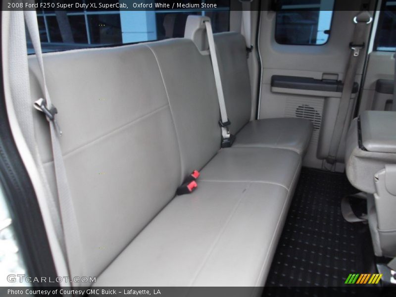 Oxford White / Medium Stone 2008 Ford F250 Super Duty XL SuperCab