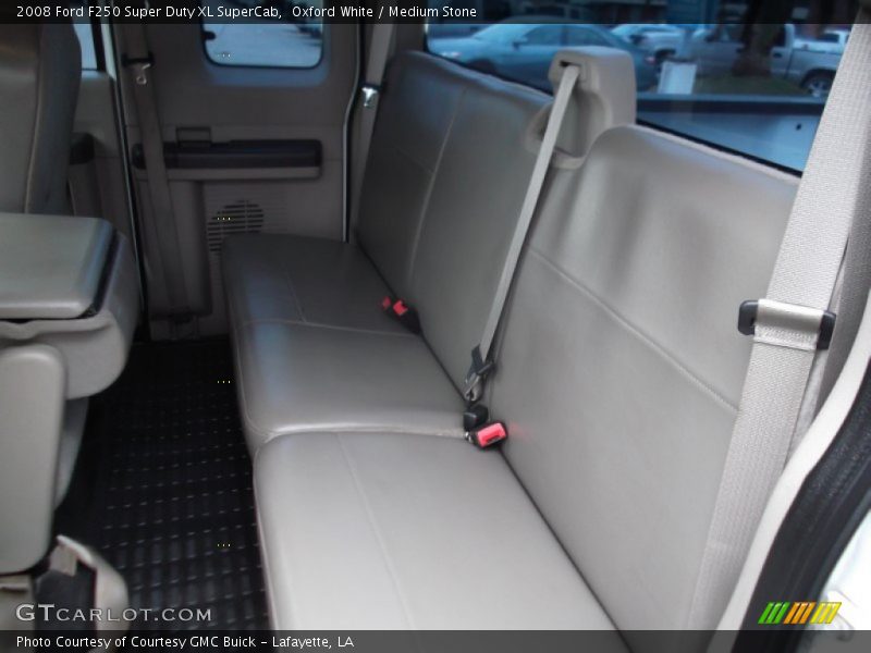 Oxford White / Medium Stone 2008 Ford F250 Super Duty XL SuperCab