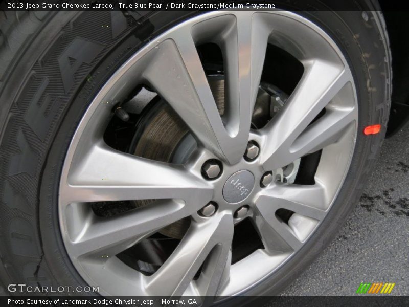 True Blue Pearl / Dark Graystone/Medium Graystone 2013 Jeep Grand Cherokee Laredo