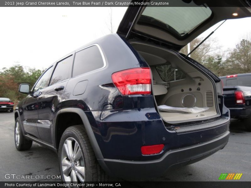True Blue Pearl / Dark Graystone/Medium Graystone 2013 Jeep Grand Cherokee Laredo