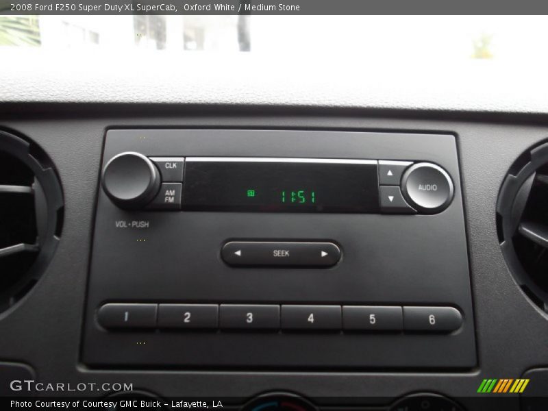 Oxford White / Medium Stone 2008 Ford F250 Super Duty XL SuperCab