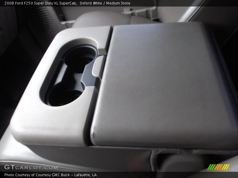 Oxford White / Medium Stone 2008 Ford F250 Super Duty XL SuperCab