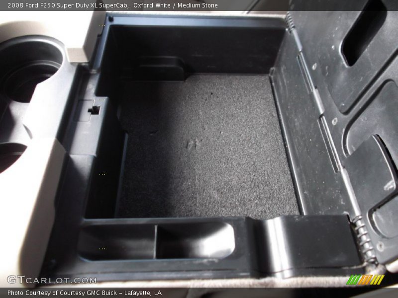 Oxford White / Medium Stone 2008 Ford F250 Super Duty XL SuperCab