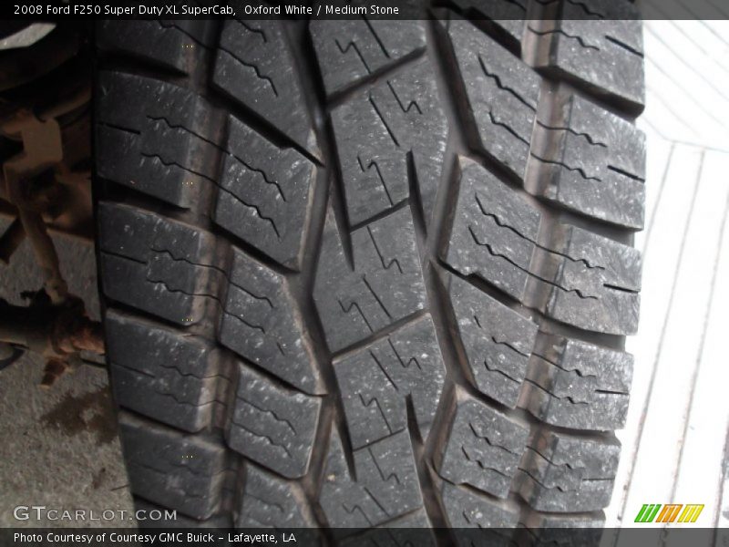 Oxford White / Medium Stone 2008 Ford F250 Super Duty XL SuperCab