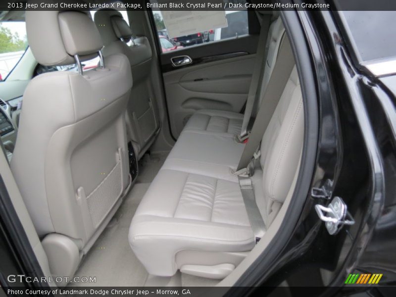 Brilliant Black Crystal Pearl / Dark Graystone/Medium Graystone 2013 Jeep Grand Cherokee Laredo X Package