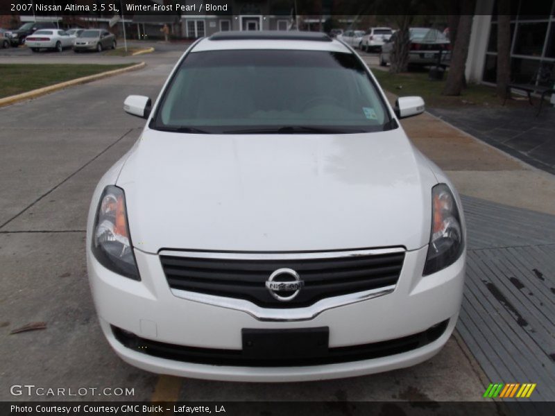 Winter Frost Pearl / Blond 2007 Nissan Altima 3.5 SL