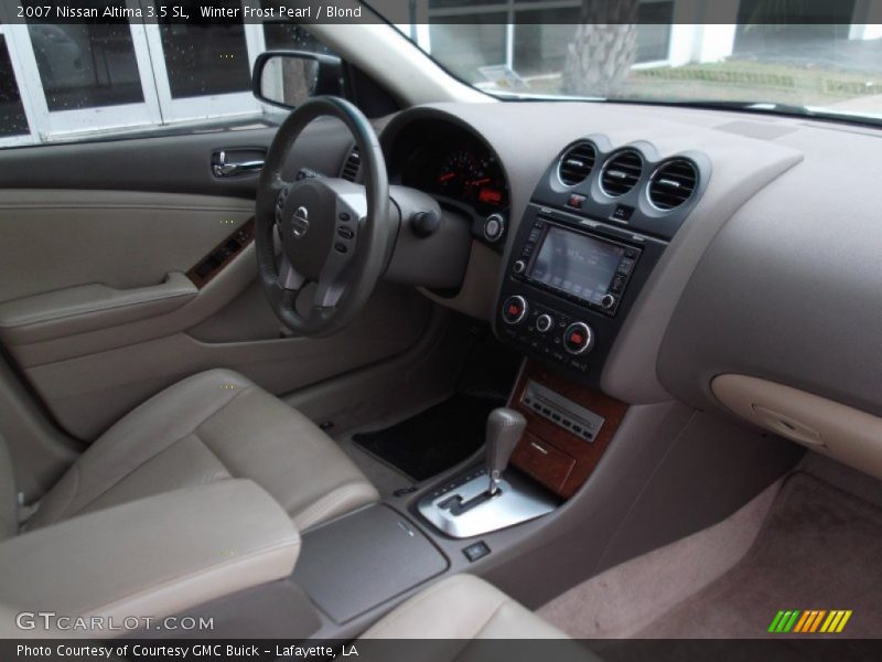 Winter Frost Pearl / Blond 2007 Nissan Altima 3.5 SL
