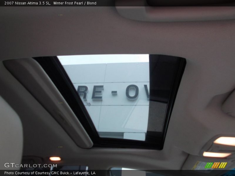 Winter Frost Pearl / Blond 2007 Nissan Altima 3.5 SL