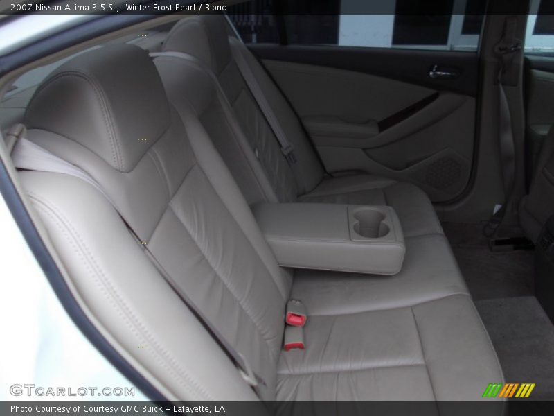 Winter Frost Pearl / Blond 2007 Nissan Altima 3.5 SL