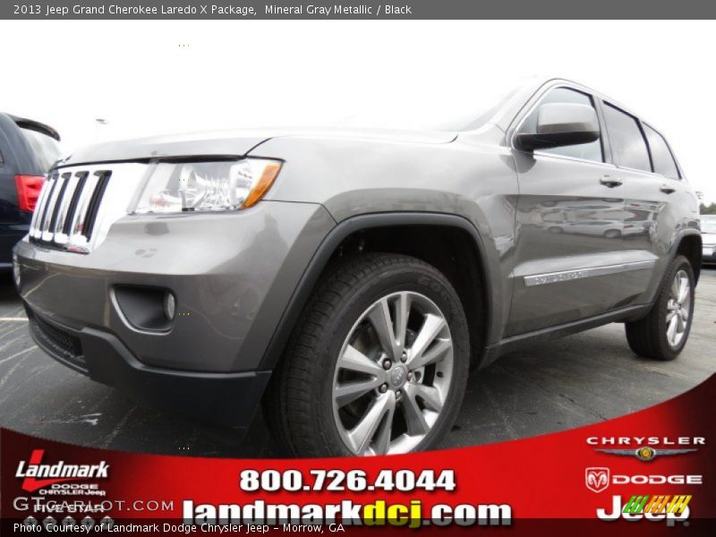 Mineral Gray Metallic / Black 2013 Jeep Grand Cherokee Laredo X Package