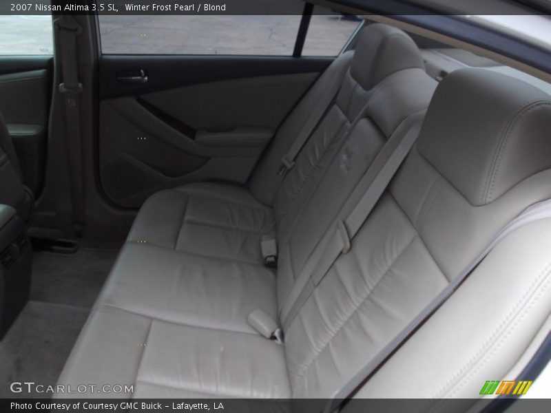 Winter Frost Pearl / Blond 2007 Nissan Altima 3.5 SL