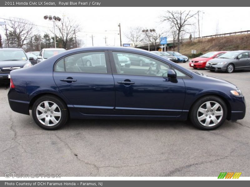Royal Blue Pearl / Gray 2011 Honda Civic LX Sedan