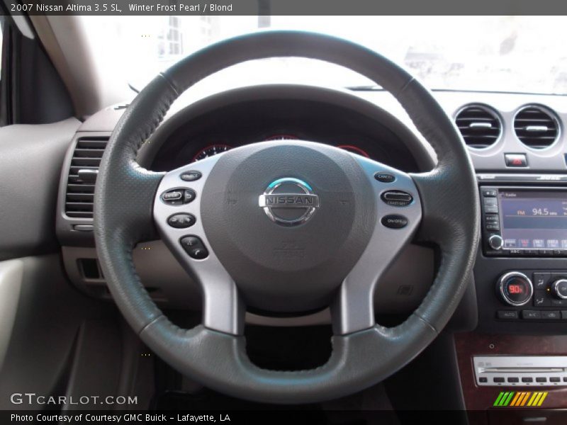 Winter Frost Pearl / Blond 2007 Nissan Altima 3.5 SL