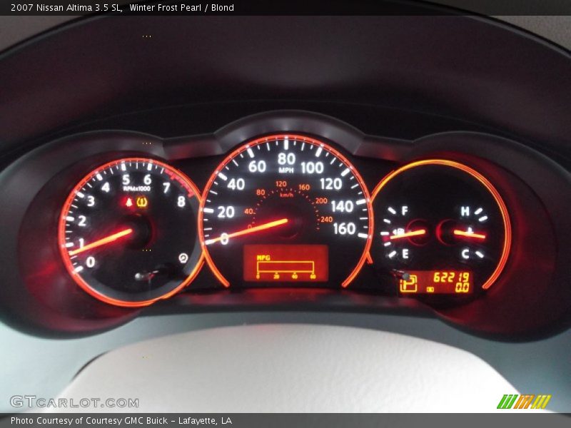 Winter Frost Pearl / Blond 2007 Nissan Altima 3.5 SL