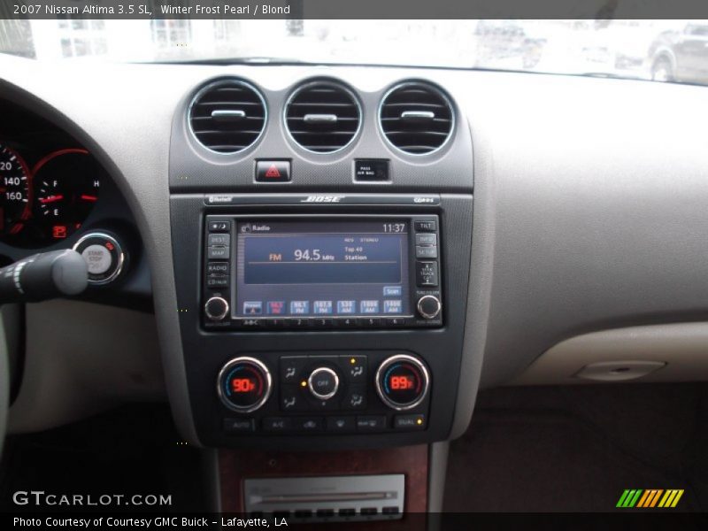 Winter Frost Pearl / Blond 2007 Nissan Altima 3.5 SL