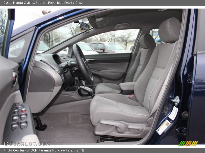 Royal Blue Pearl / Gray 2011 Honda Civic LX Sedan