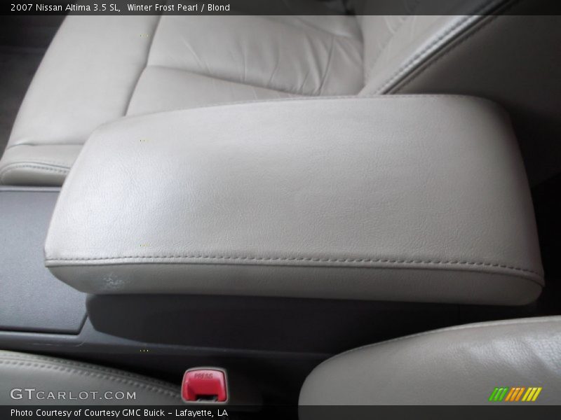 Winter Frost Pearl / Blond 2007 Nissan Altima 3.5 SL