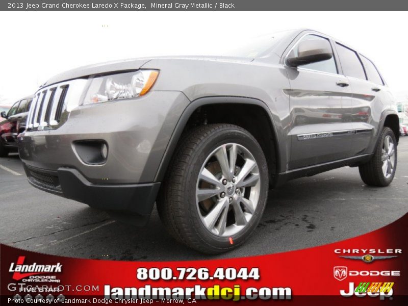 Mineral Gray Metallic / Black 2013 Jeep Grand Cherokee Laredo X Package