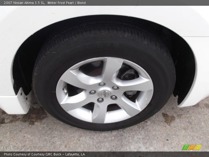 Winter Frost Pearl / Blond 2007 Nissan Altima 3.5 SL