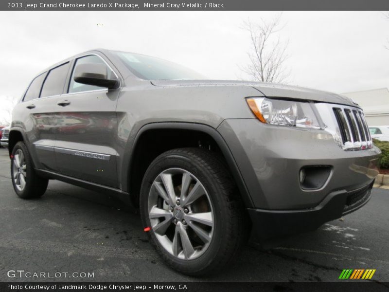 Mineral Gray Metallic / Black 2013 Jeep Grand Cherokee Laredo X Package